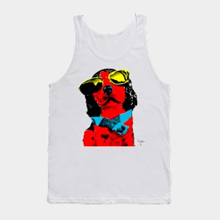 POP ART COOL STAR DOG Tank Top